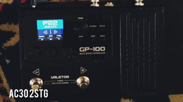 VALETON GP-100 | PRESET VOX AC30 TONE