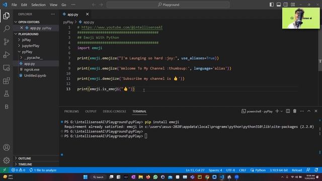 Python and Emojis: A Match Made in Heaven with emoji Library смотреть онлайн