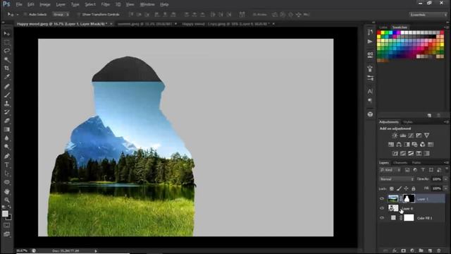 MASTERING MASKS:-Double exposure tutorial [[PHOTOSHOP]] смотреть онлайн