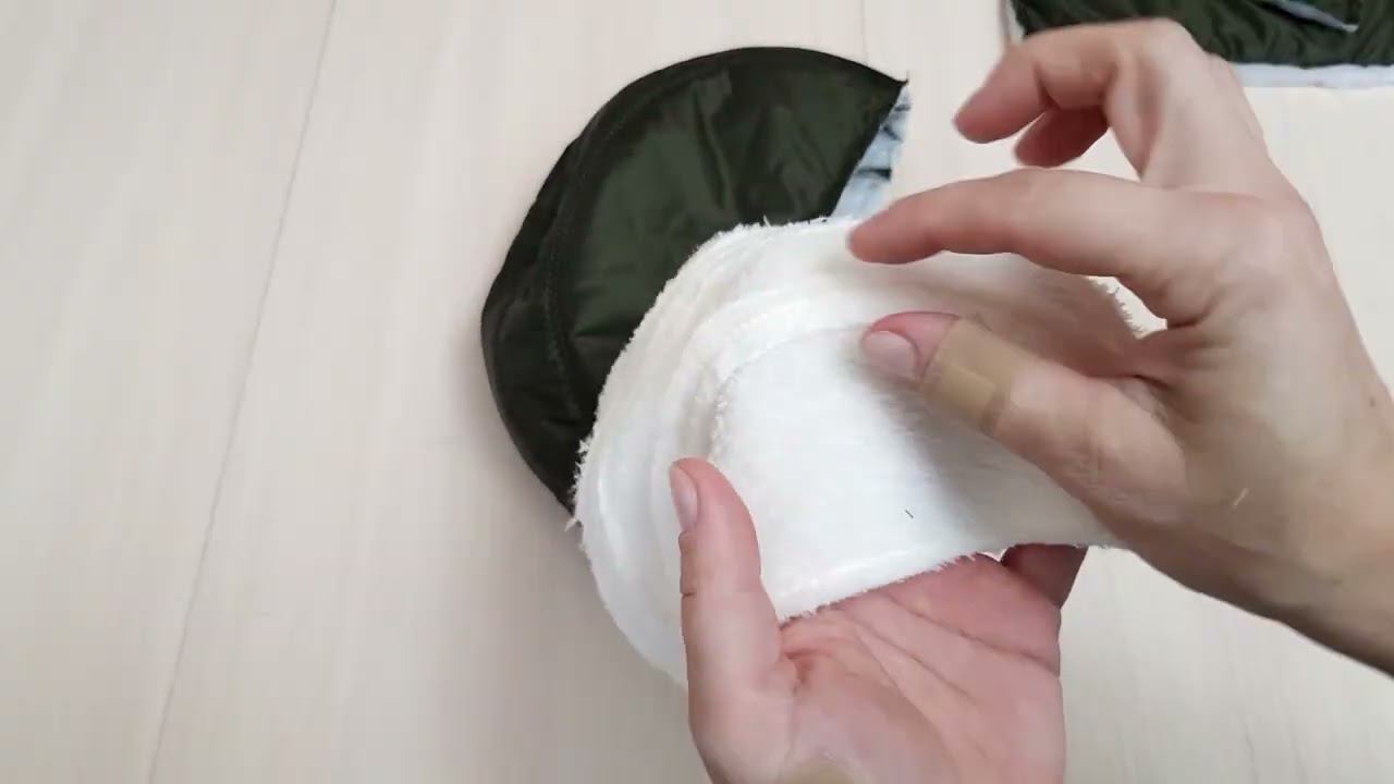 Шьём шапку ушанку, часть 3 - сборка подкладки смотреть онлайн