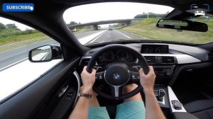 2017 BMW 3 Series GT Gran Turismo POV Test Drive 330d Interior Overview