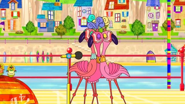 Розовые фламинго. Подборка потрясающих видеокадров и интересные факты. смотреть онлайн