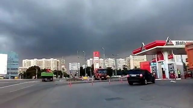 Москва 547 от железнодорожной платформы на районе Чертаново до улицы варшавское шоссе осенью вечеро смотреть онлайн