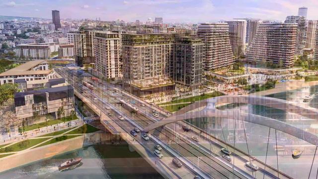 Beograd na vodi - Kula, projekti i izgradnja, nove zgrade, Savski most danas, BW Bella #beograd смотреть онлайн