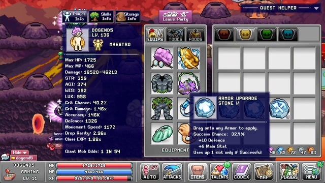 Legends of Idleon world 5 Upgrade Stone смотреть онлайн