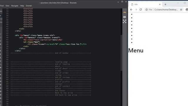 bootstrap 4 plumber navigation html, nav js & slider js смотреть онлайн