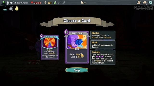 Slay the Spire's New Character: The Watcher смотреть онлайн
