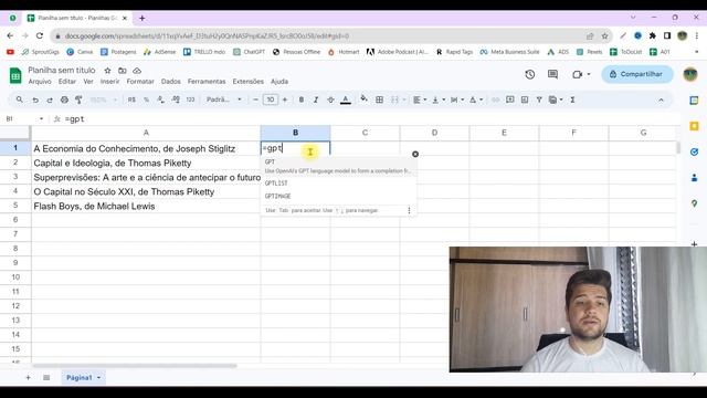? Inteligência Artificial e Planilhas: Descubra a SheetGPT | Google Planilhas + ChatGPT смотреть онлайн