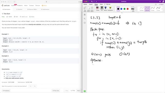 Two Sum | LeetCode #1 in Python смотреть онлайн