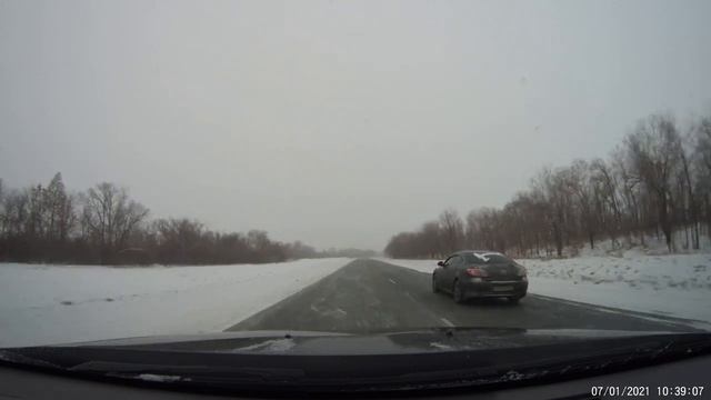 Дорога г. Балаково - г. Вольск. 7 января 2021 г. смотреть онлайн