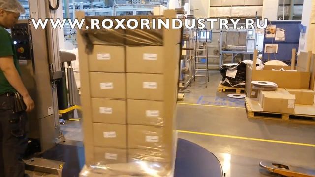 Полуавтоматический палетообмотчик CYKLOP, Швеция