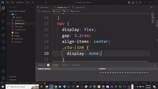 Build a Responsive Navbar from Scratch using Javascript & Sass. #001 смотреть онлайн