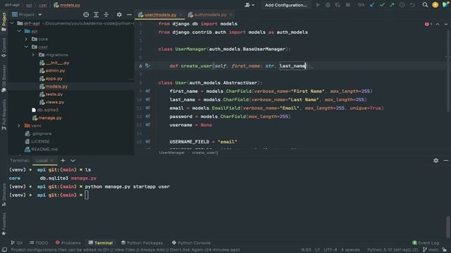 Django REST Framework - 1 - Custom User Model смотреть онлайн