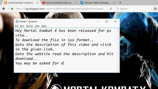 Free Download Mortal Kombat X ( ISo File for PS Vita) смотреть онлайн