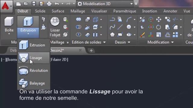 Modélisation 3D sur AutoCad d'une semelle isolée avec glacis et Calcul de son volume смотреть онлайн