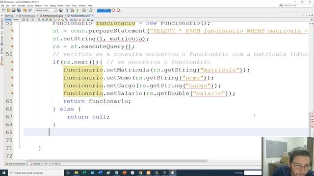 Java CRUD - Aula 12 - Consultar dados no Banco de Dados e exibir no formulário Java смотреть онлайн