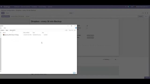 Odoo 12 - Automatic backup смотреть онлайн