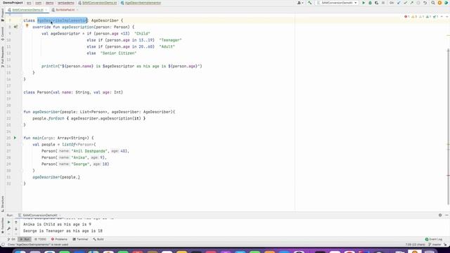 Kotlin Fundamentals - 36, SAM conversions using Lambda | Single Access Method смотреть онлайн