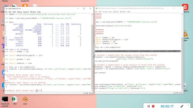 Scatter Plot with ax. Python смотреть онлайн