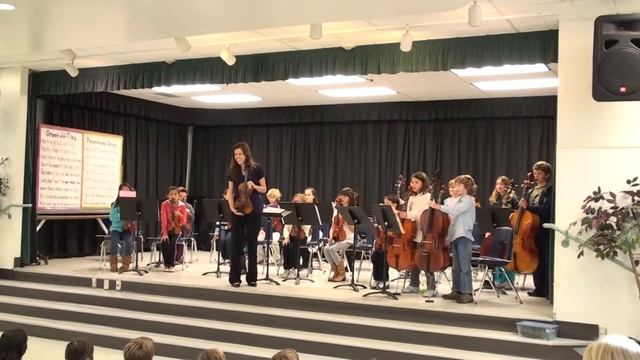 3rd grade strings: D Scale смотреть онлайн