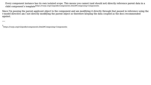 Code Review: Databinding entire objects between child Vue components and the root Vue instance смотреть онлайн