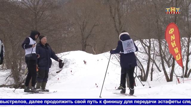 Соревнования по биатлону прошли в Холмске смотреть онлайн