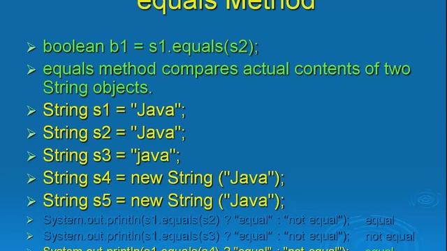 Java Lesson 27 - String Class - Part 02 - Comparing Strings смотреть онлайн