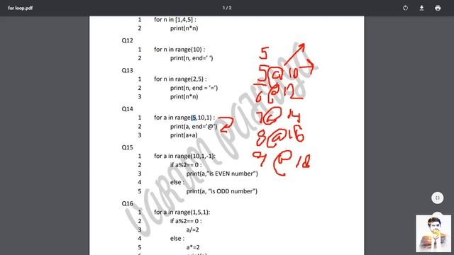 Practice Set for loop | Python for Beginners | Class 12 смотреть онлайн