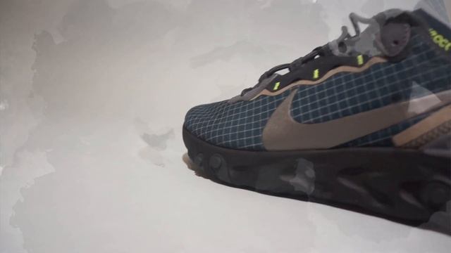 Nike React Element 55 Armory Navy Volt CD1503-400 смотреть онлайн
