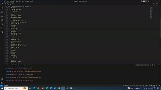 How to code GOOGLE MAPS Logo in Python | Python Turtle | BetaBoyBeatz смотреть онлайн