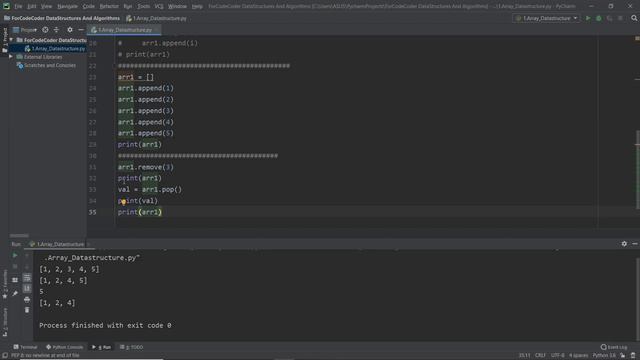 How to Implement Array Using Python | DataStructure and Algorithm Using Python #1 смотреть онлайн