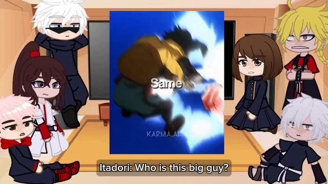 Jigokuraku + Jujutsu Kaisen React To Deku // Izuku Midoriya // MHA // Gacha Club смотреть онлайн