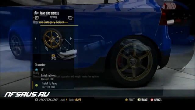 Shift 2 Unleashed. Тюнинг автомобиля.flv смотреть онлайн