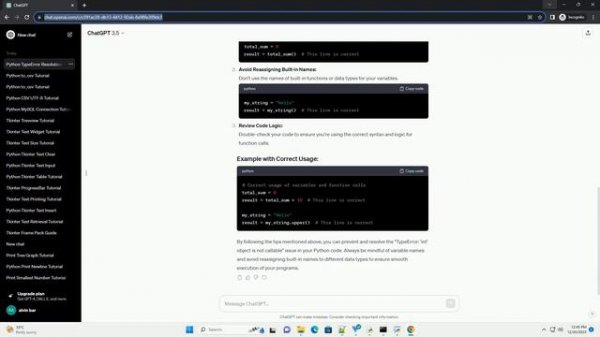 python typeerror int object is not callable