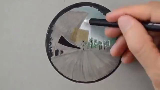 Как нарисовать металлический шар смотреть онлайн