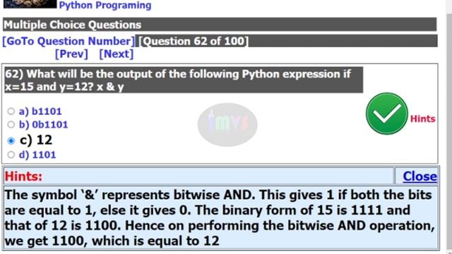 Python - Multi-Choice Questions & Answers - Part -3 смотреть онлайн