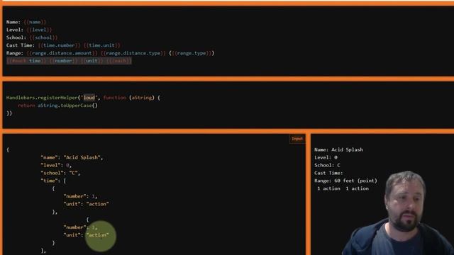Obsidian - Create A Handlebar Template From JSON (JSON/CV Importer)