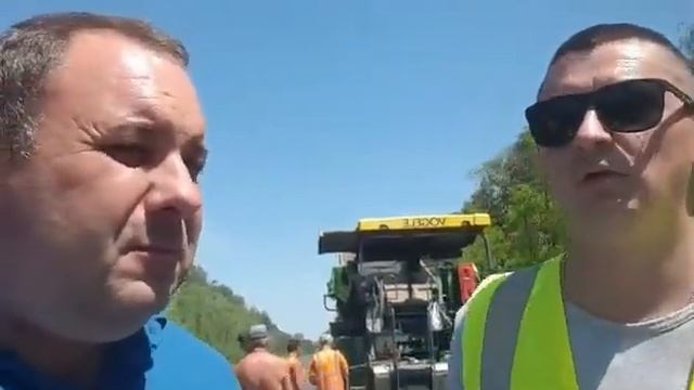 Сумская область город Кролевец строиться новая дорога. смотреть онлайн