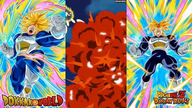 SUPER TRUNKS VS OMEGA SHENRON! BIRTH OF THE SHADOW DRAGONS (NO ITEMS) Dragon Ball Z Dokkan Battle