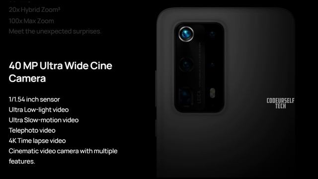 100x Zoom Huawei P40 Pro Plus, Launched, Price, Full Specifications, Camera, in Detail (In English) смотреть онлайн
