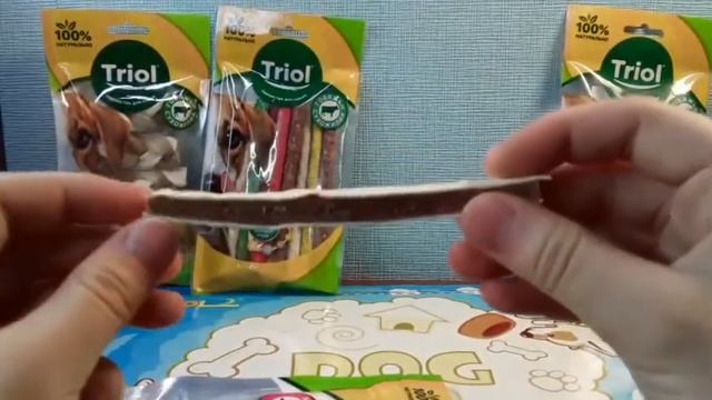 Обзор вкусняшек для собак от фирмы Triol