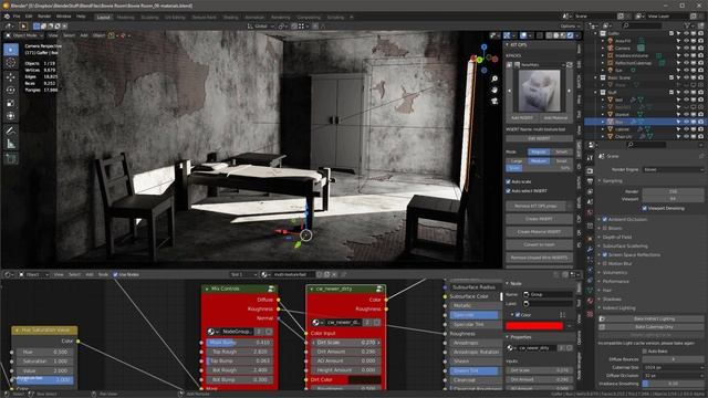Multi Texture Material for Blender- Great for distressed surfaces! смотреть онлайн