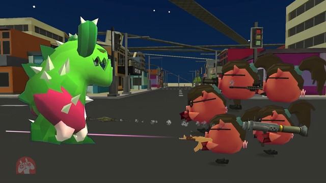New Cactus War Chicken Gun Чикен Ган | DotDorDee Gaming смотреть онлайн