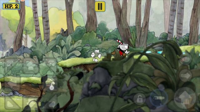 Cuphead mobile проходим лес (это сложно ) смотреть онлайн