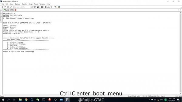 How to Recover Ruijie device Firmware?? Firmware recovery