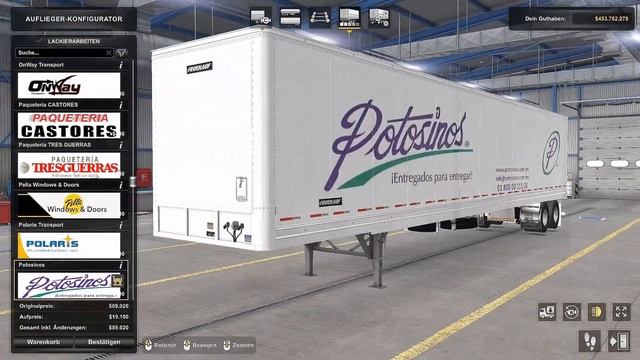 ATS Mods 4K★ 1.45: | Fruehauf Box Trailer Ownable | American Truck Simulator смотреть онлайн