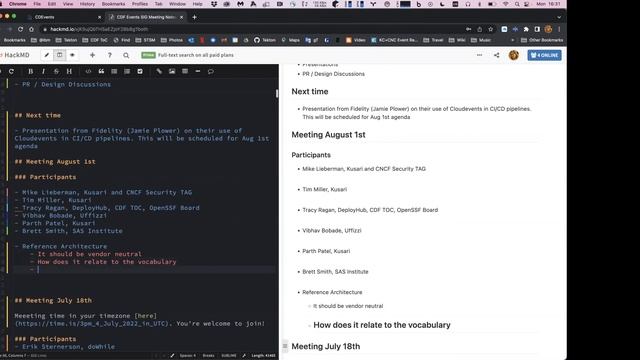 SIG Events Meeting - Aug 1, 2022 смотреть онлайн