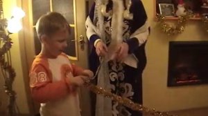 Дед Мороз в гостях у Тимофея.