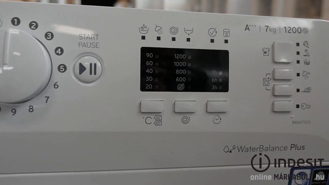 INDESIT BWSA71253W EU | elöltöltős mosógép bemutató videó смотреть онлайн