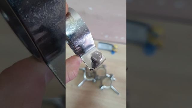 Нержавеющий хомут на ножке для крепления трубы Ду 50 | TRiNOX #aisi304 #shorts смотреть онлайн